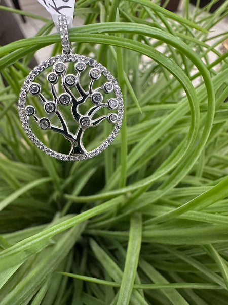 Sterling Silver Tree of Life Pendant – Symbolic 2.5cm Artisan Design