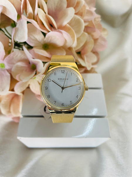 Obaku Land Gold White