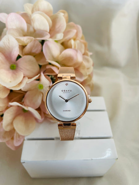 Obaku Diamond Petite Rose