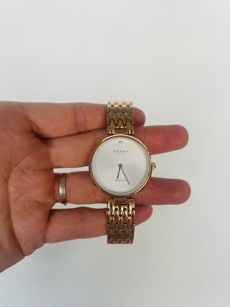Obaku Diamond Rose Gold