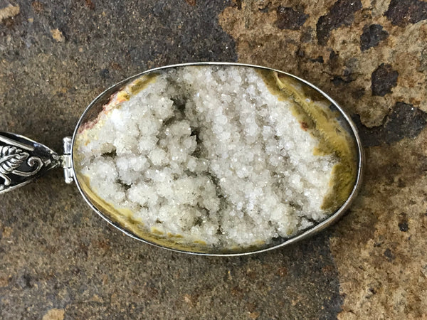 Natural Druzy Oval