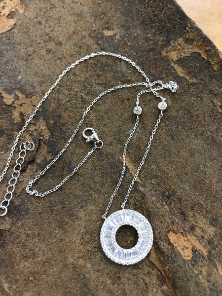 Cubic Circle Necklace