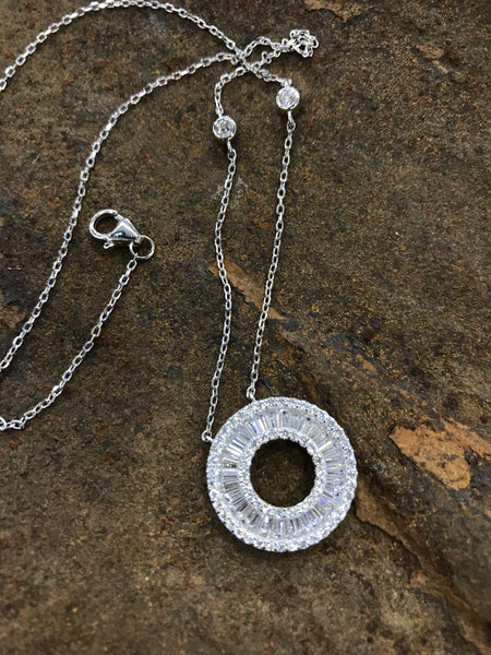 Cubic Circle Necklace