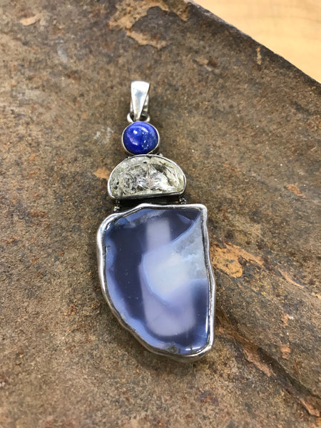 Lapis Lazuli & White Amber