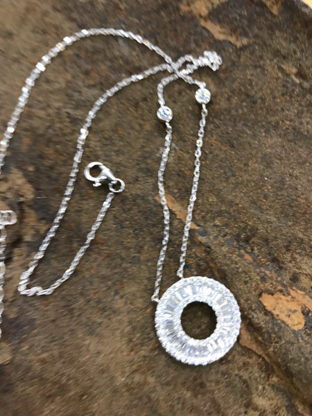 Cubic Circle Necklace