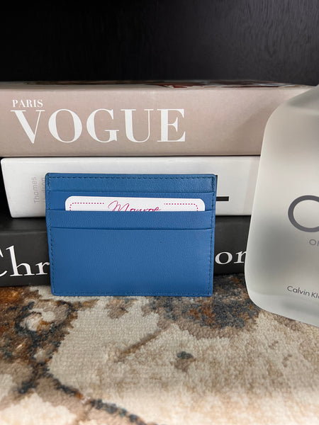 Monroe Blue Card Holder