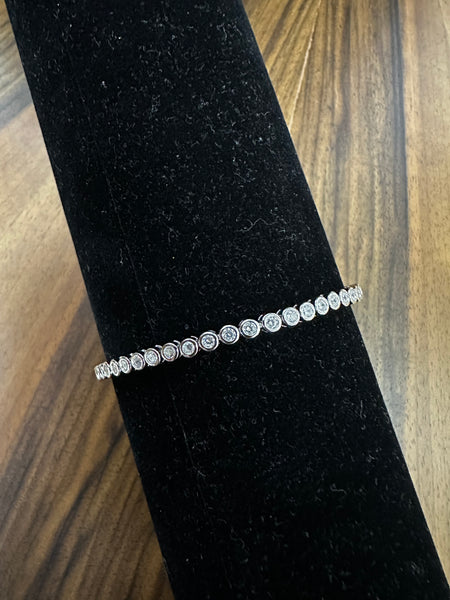 Sterling Silver Tennis Bracelet