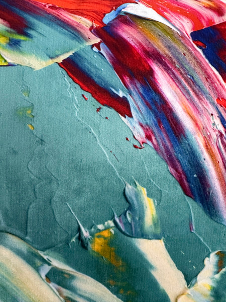 Impasto Burst Scatter Cushion