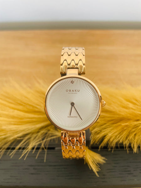 Obaku Diamond Rose Gold