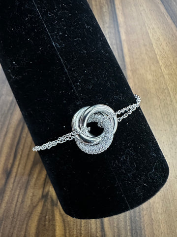 Knot Sterling Silver Bracelet