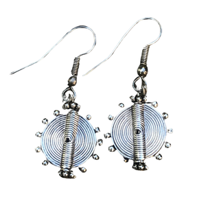 Aztec Drop Earring – 925 Sterling Silver