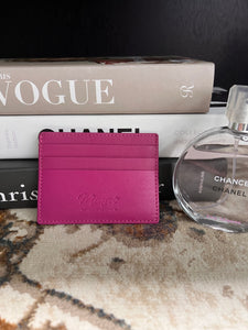 Monroe Pink Card Holder