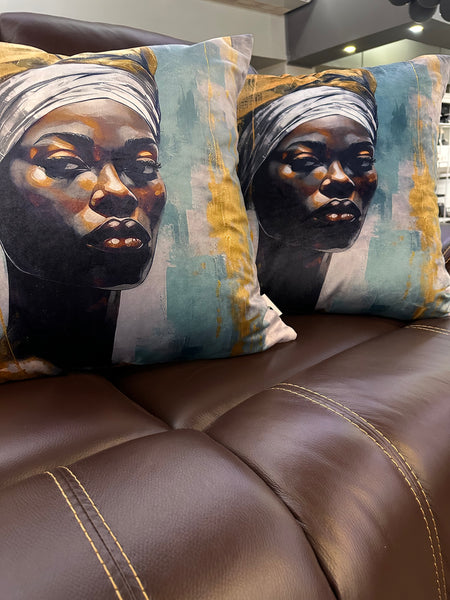 The Golden Veil Scatter Cushion