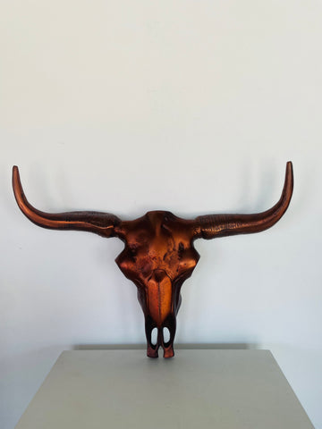 Rustic Bull Sculpture