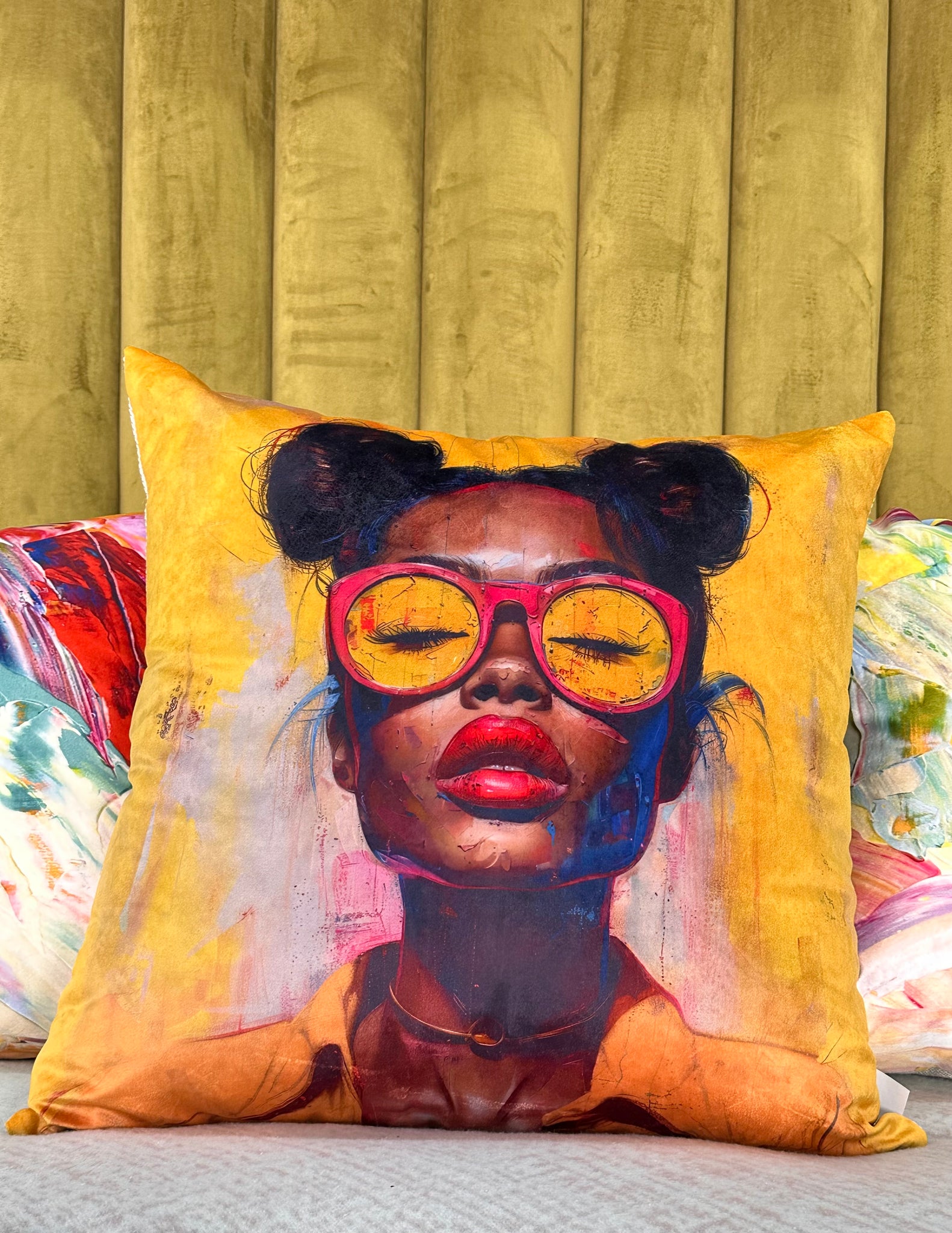 Neon Pop Scatter Cushion