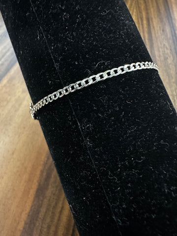 Plain Sterling Silver Bracelet