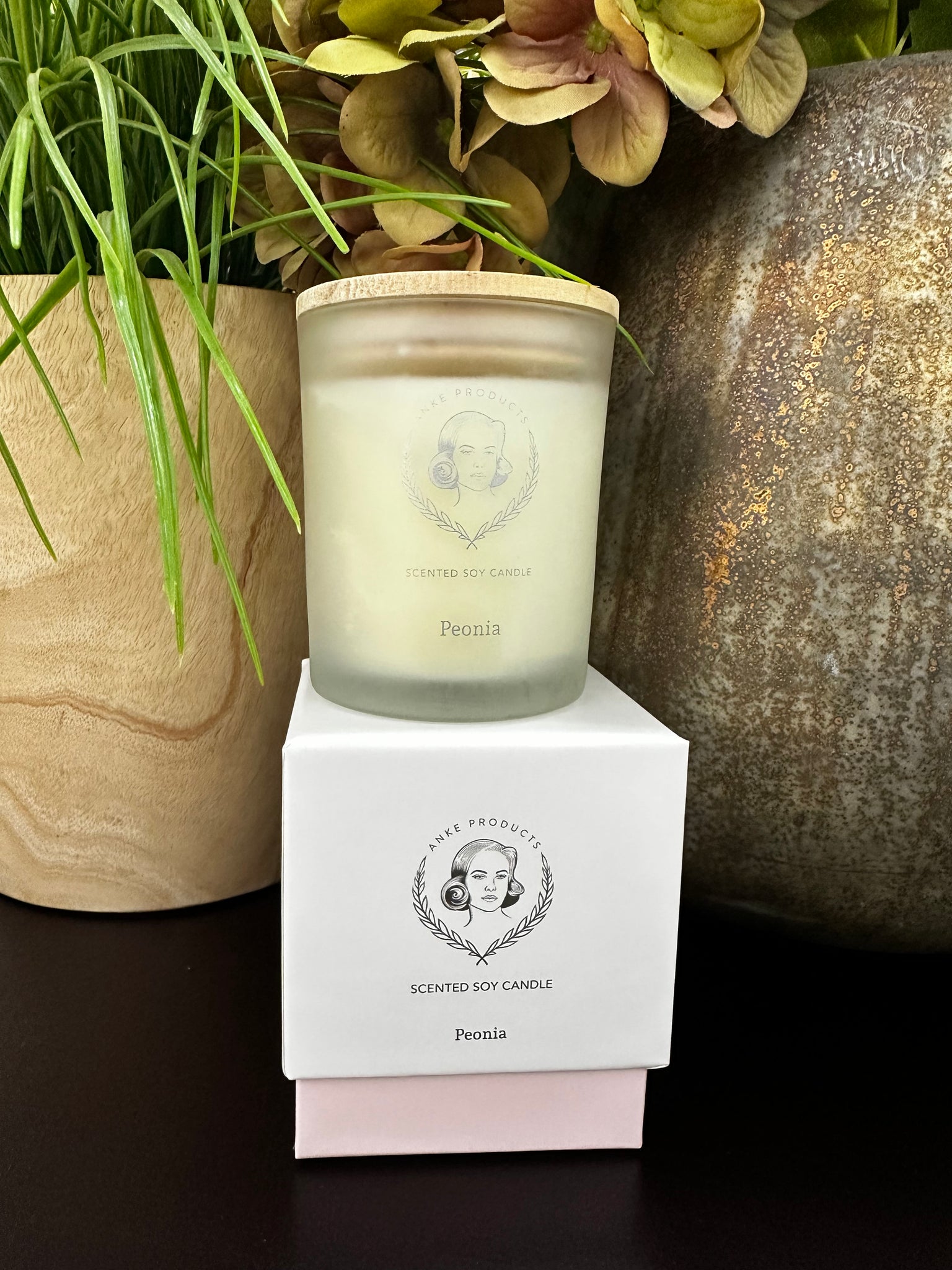 Anke Products Soy Candle - Peonia