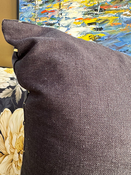 Abstract Gold & Black Scatter Cushion