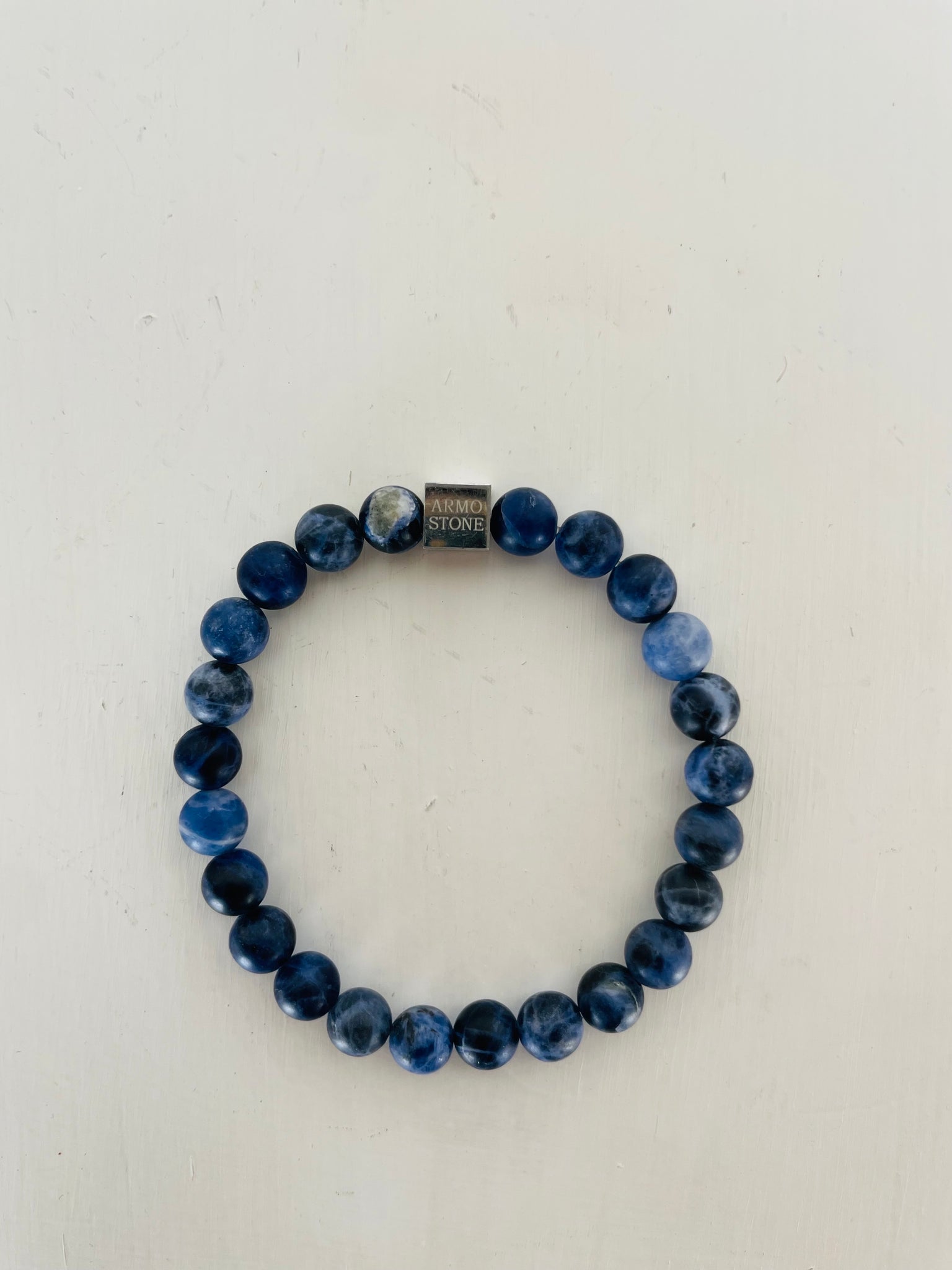 Armo Blue Matt Sodalite Stone Bracelet