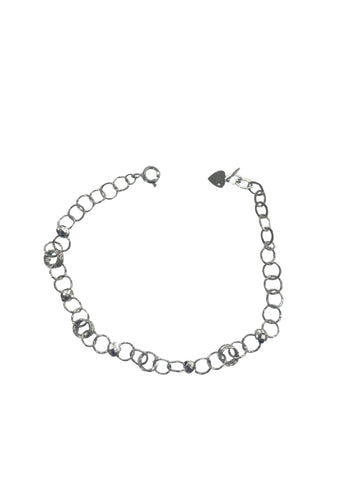 Silver Circle Bracelet