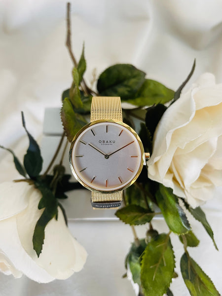 Obaku Folder Gold White