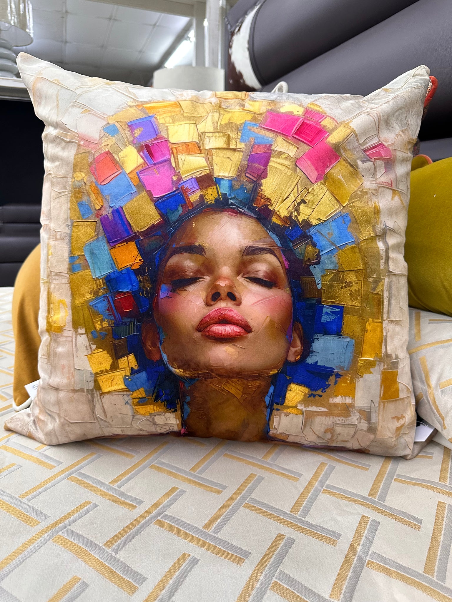Kaleidoscope Queen Scatter Cushion