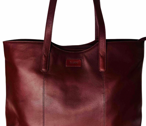 Busby Burgundy Tote