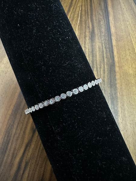 Sterling Silver Tennis Bracelet