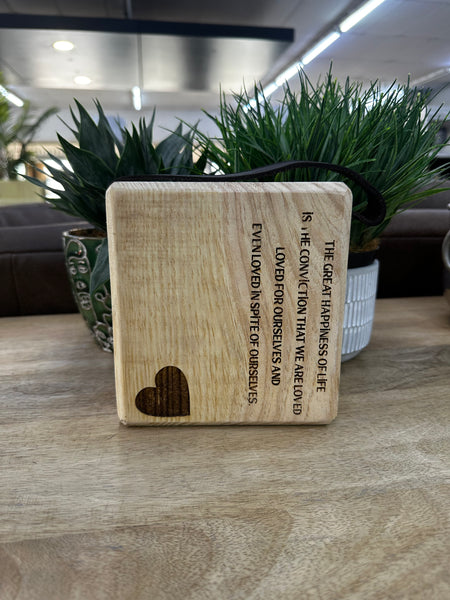 Happy Quote Doorstopper