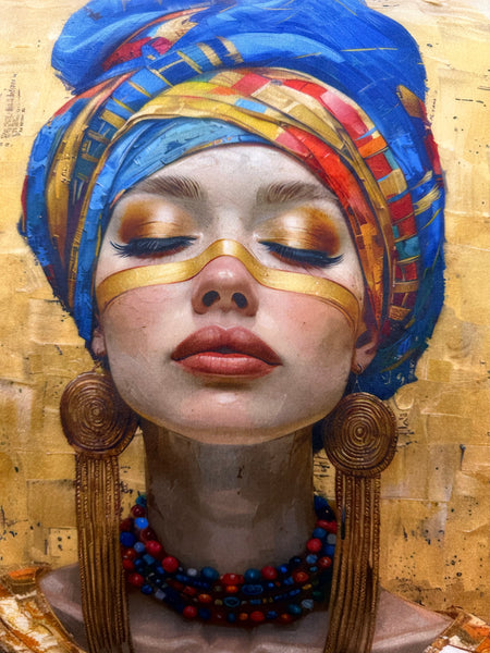 Golden Grace Women Scatter Cushion