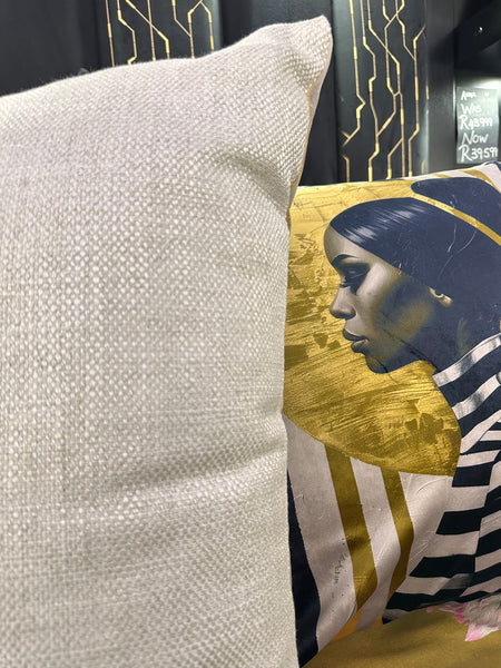 Golden Eclipse Scatter Cushion