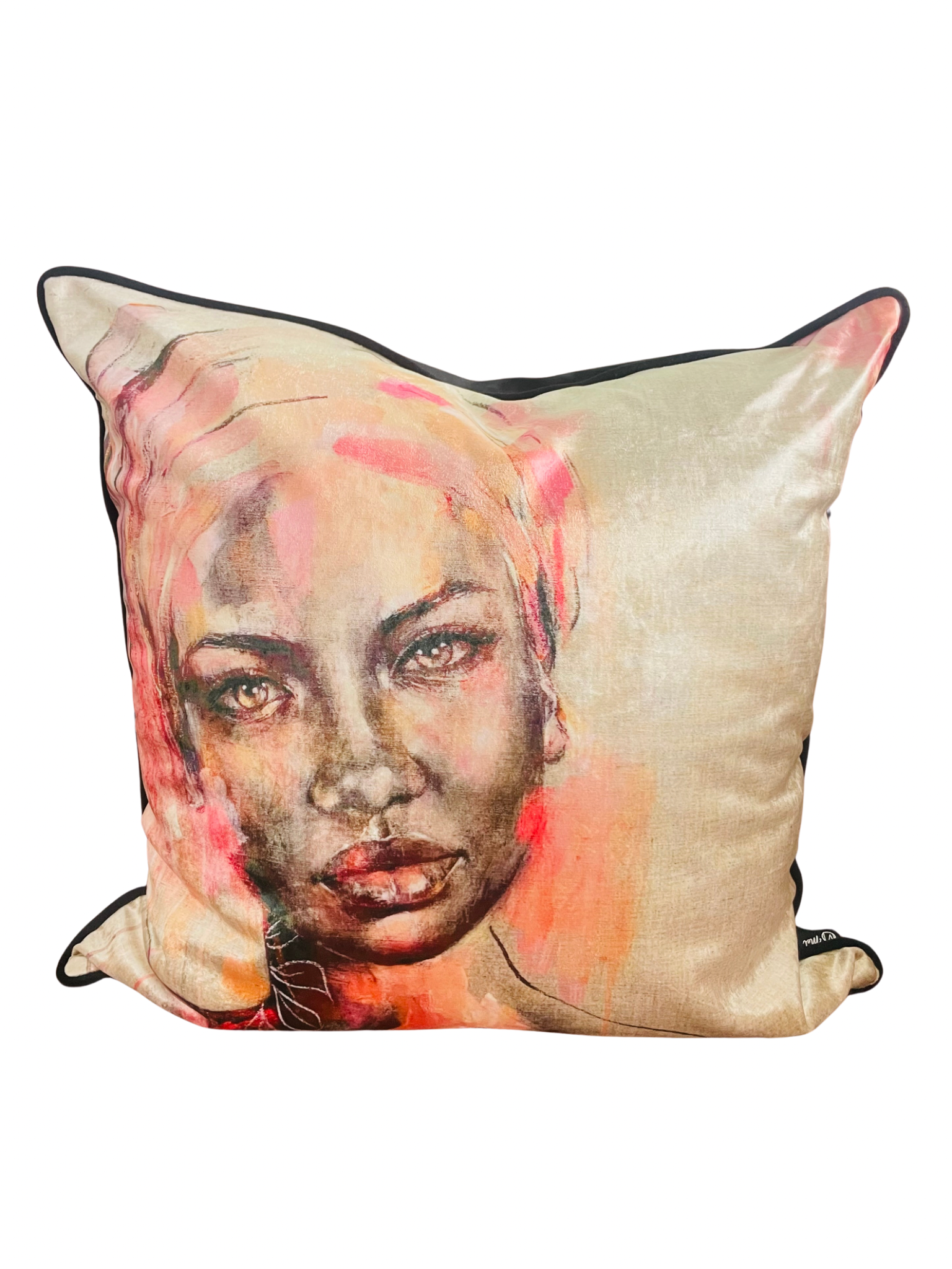 Fierce African Woman Scatter Pillow