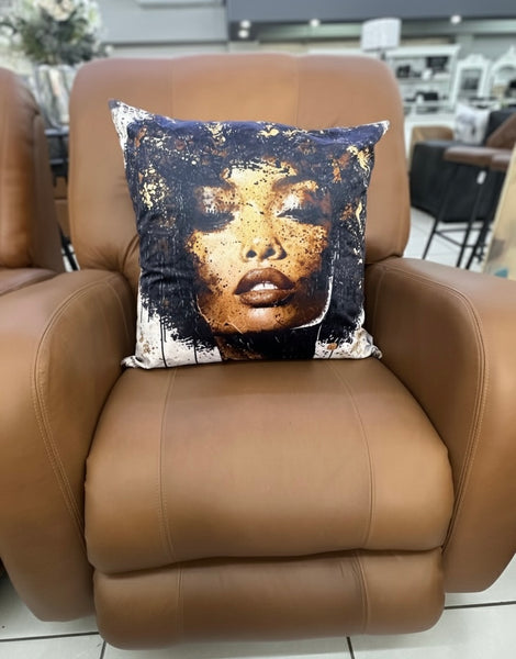 Print Afro Cloud Scatter Cushion