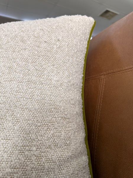 Text Melrose Lime Pipe Scatter Cushion