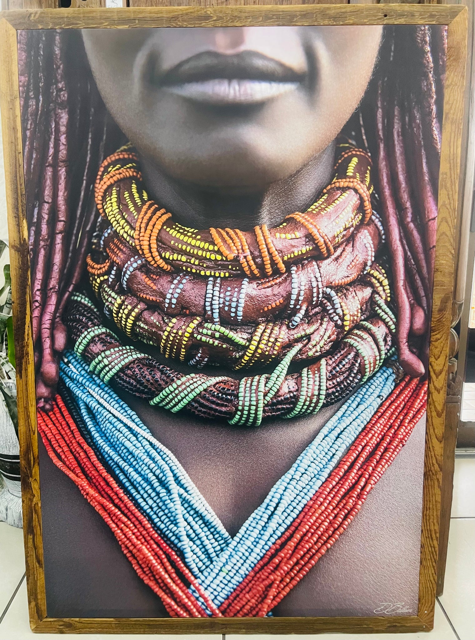 Traditional Art Beaded Woman