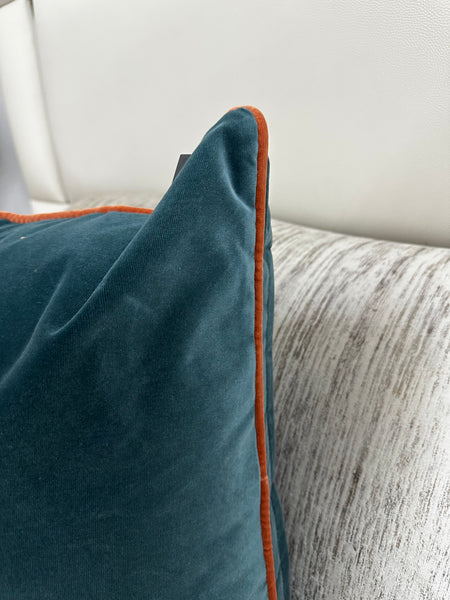 Velvet Teal Scatter Cushion