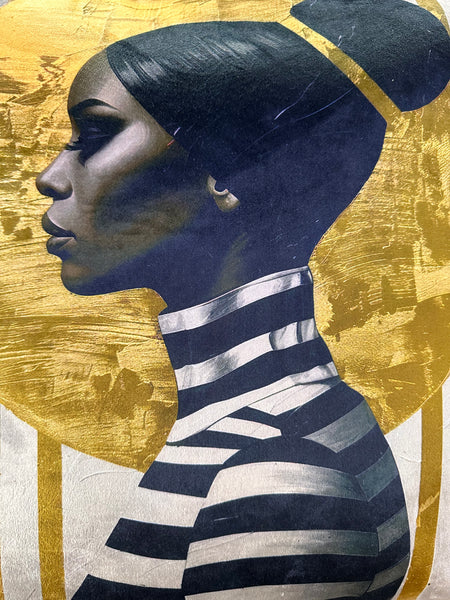 Golden Eclipse Scatter Cushion