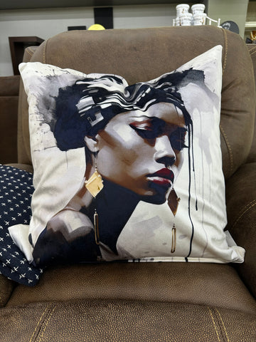African Lady Scatter Cushion