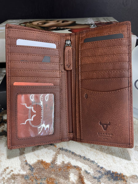 Brando Brown Card Purse