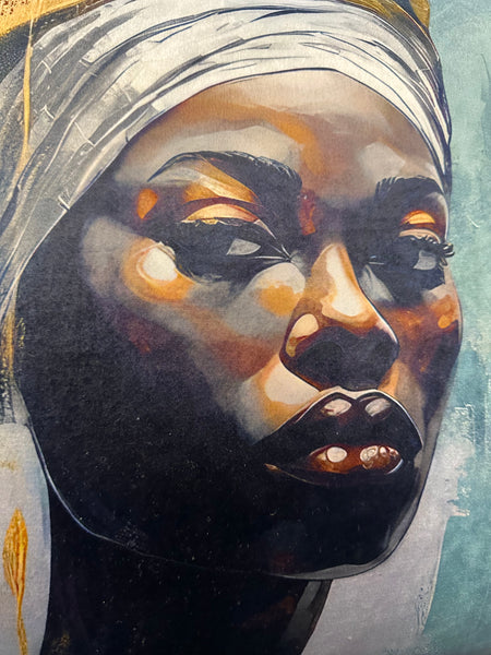 The Golden Veil Scatter Cushion