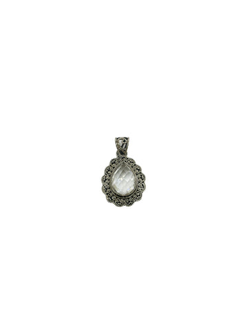 Handmade Vintage Cubic Zirconia Pendant