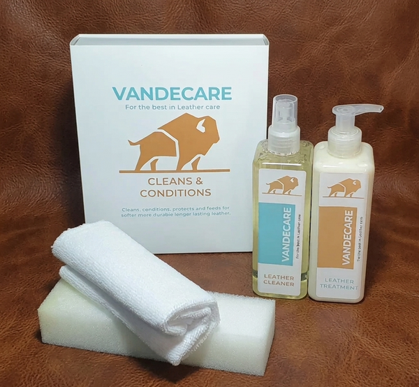 Vandecare Premium Leather Care Kit – Clean, Condition & Protect