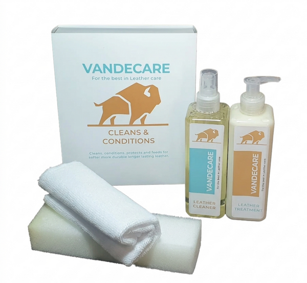 Vandecare Premium Leather Care Kit – Clean, Condition & Protect