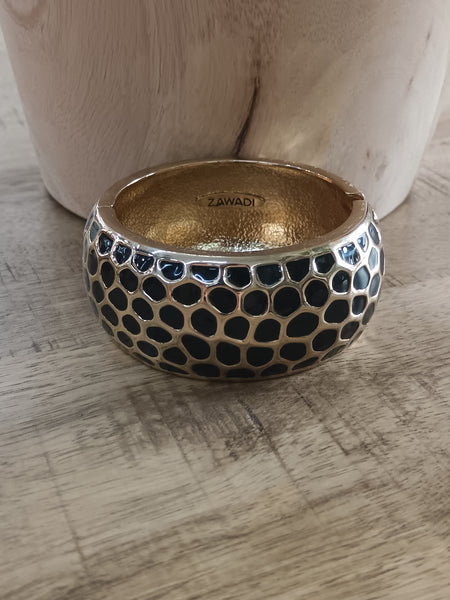 Black & Gold Zawadi Bangle