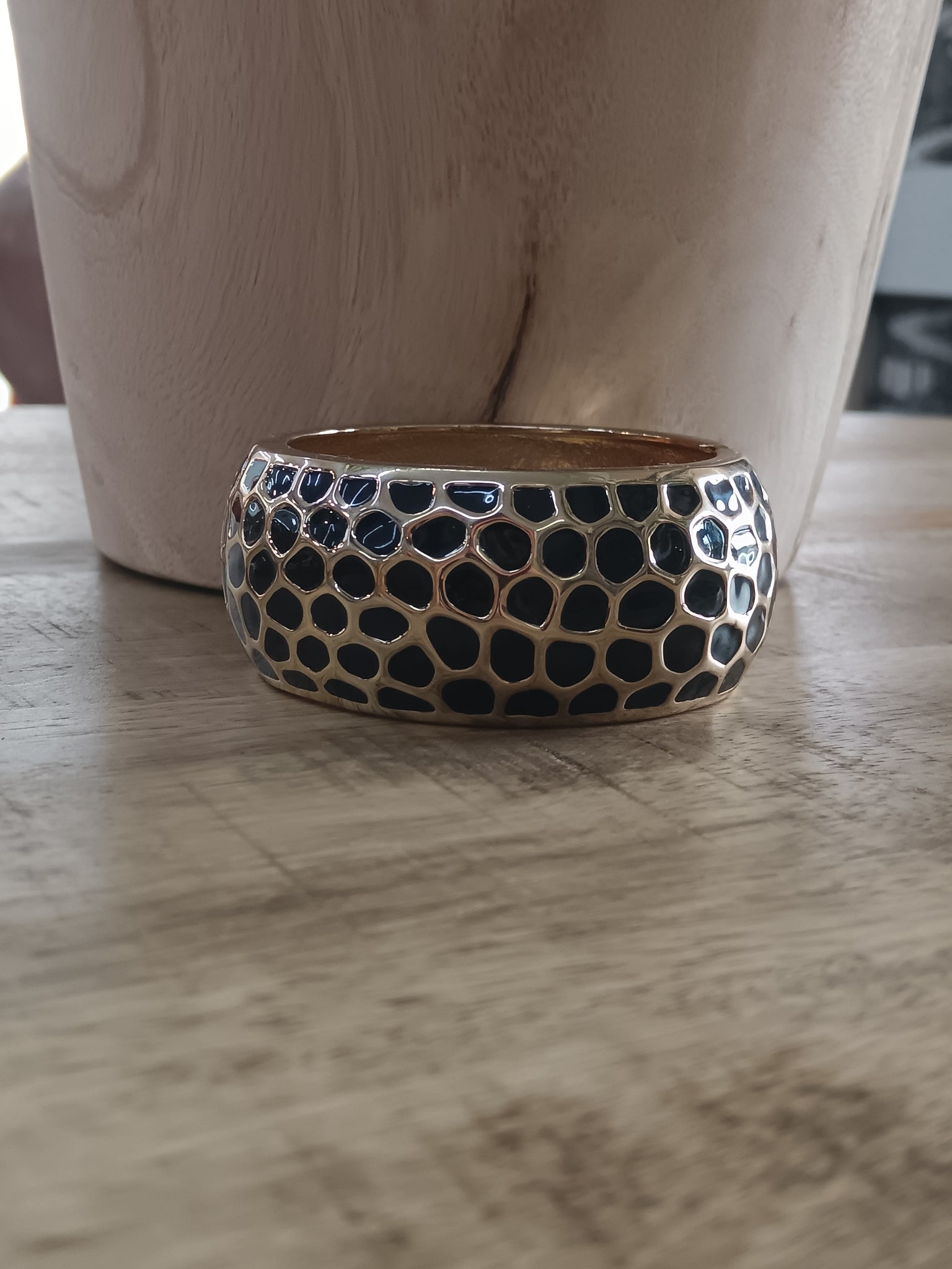 Black & Gold Zawadi Bangle