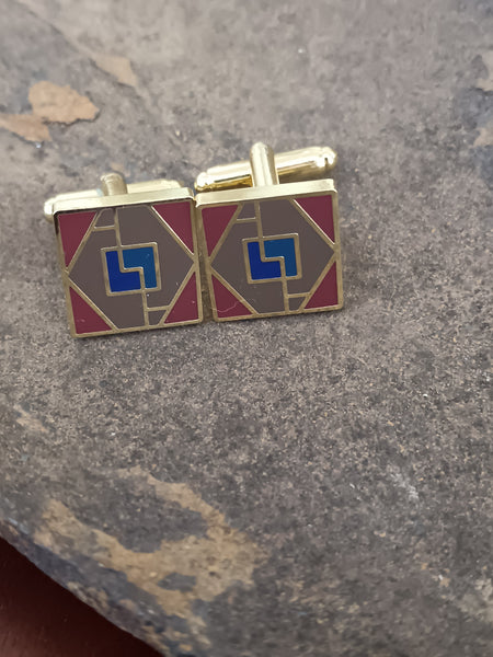 Square Ndebele Cufflinks