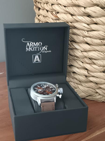 Brown Faded Face Armo Watch