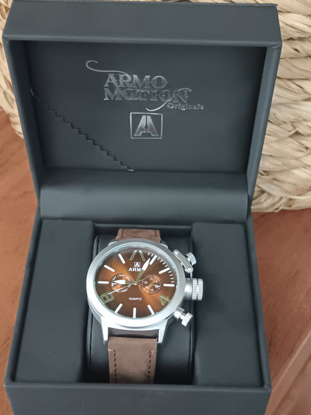 Brown Faded Face Armo Watch