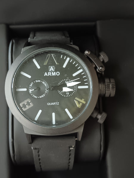 Black Face Armo Watch