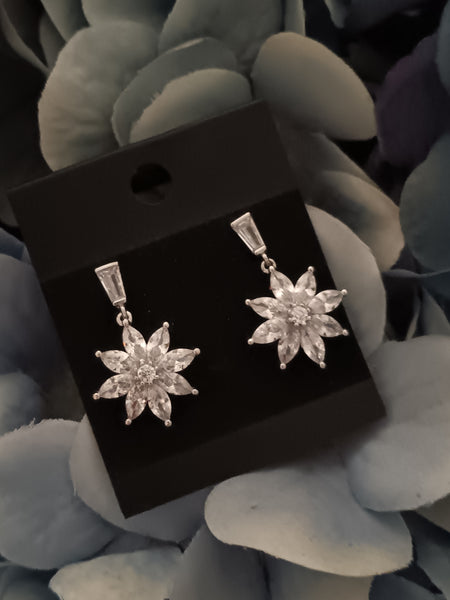 Flower Sterling Silver Earring